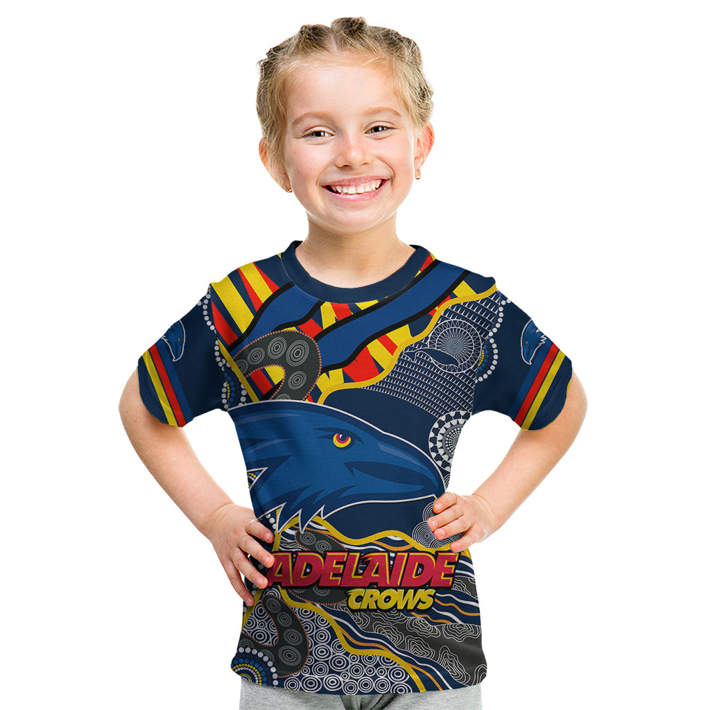 the-crows-football-kid-t-shirt-adelaide-be-unique-aboriginal-dots