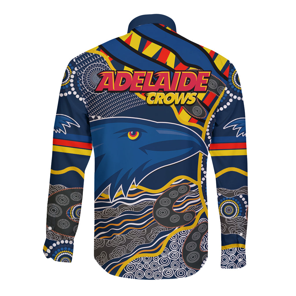 the-crows-football-long-sleeve-button-shirt-adelaide-be-unique-aboriginal-dots
