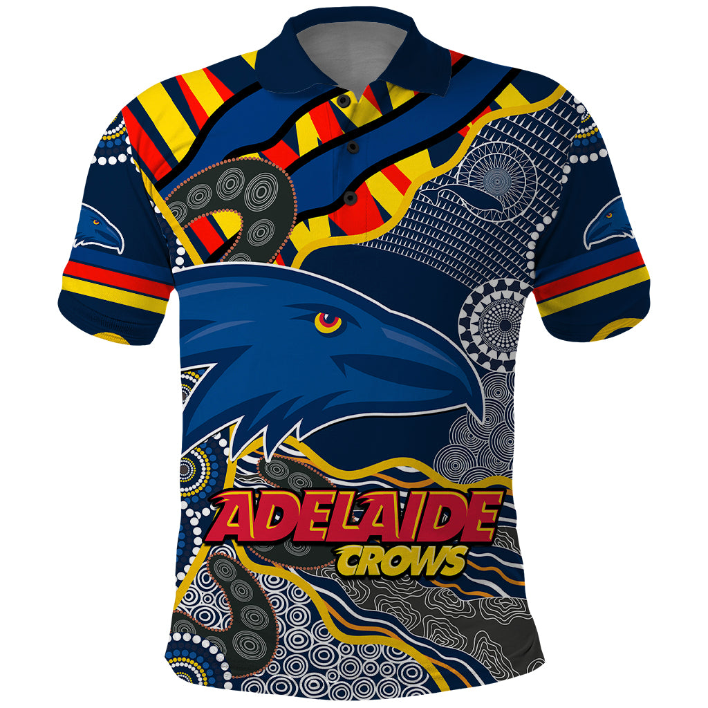 the-crows-football-polo-shirt-adelaide-be-unique-aboriginal-dots