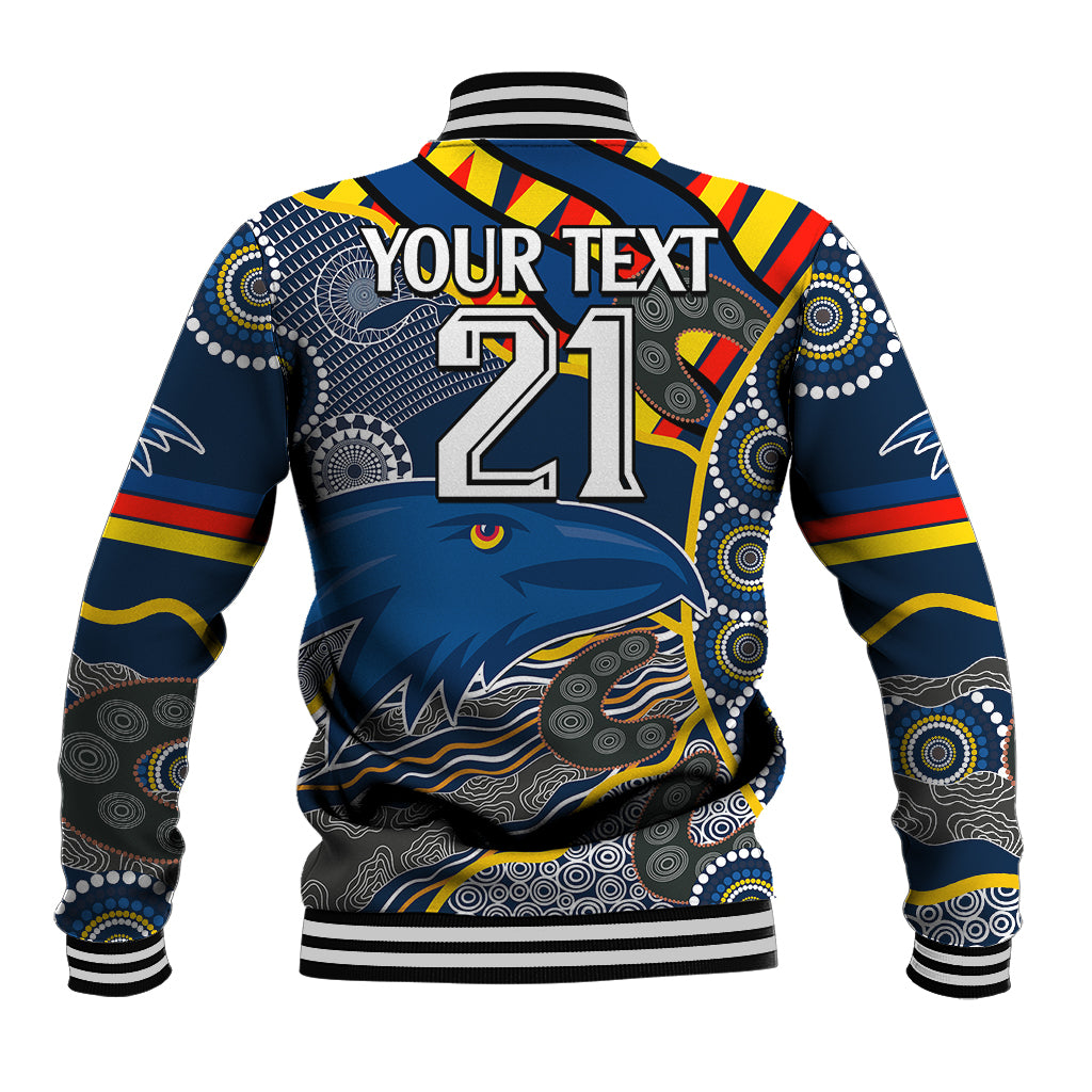 custom-text-and-number-the-crows-football-baseball-jacket-adelaide-be-unique-aboriginal-dots