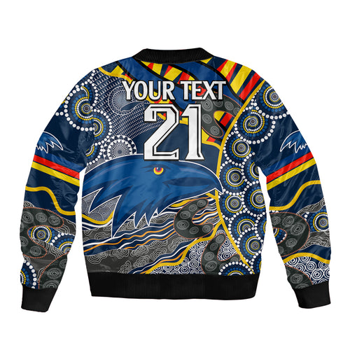 custom-text-and-number-the-crows-football-bomber-jacket-adelaide-be-unique-aboriginal-dots