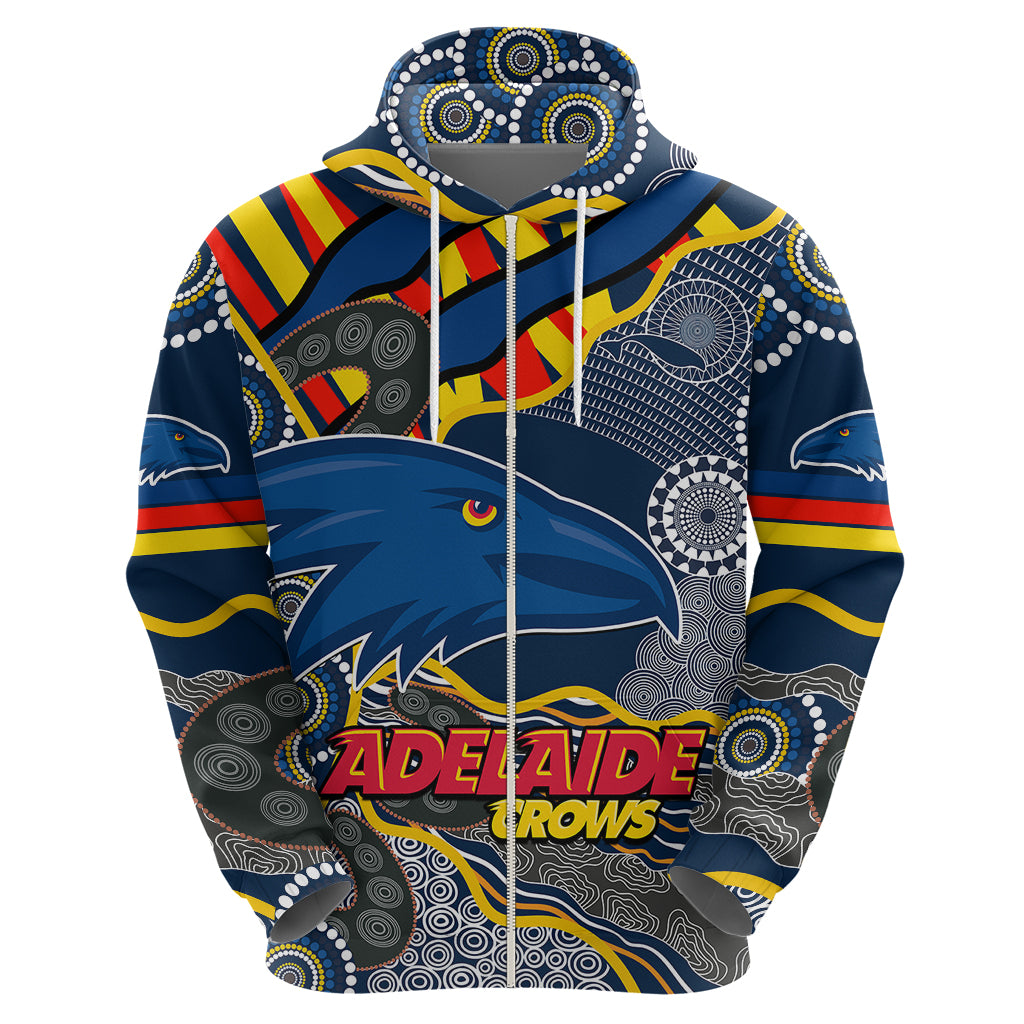 custom-text-and-number-the-crows-football-hoodie-adelaide-be-unique-aboriginal-dots
