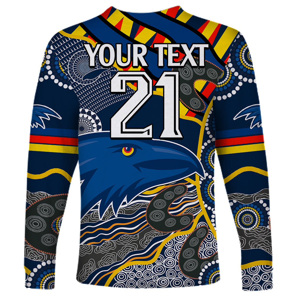 custom-text-and-number-the-crows-football-long-sleeve-shirt-adelaide-be-unique-aboriginal-dots
