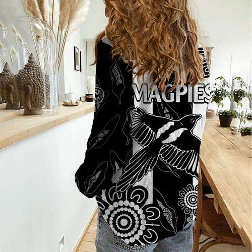collingwood-football-women-casual-shirt-proud-to-be-magpies-aboriginal-version