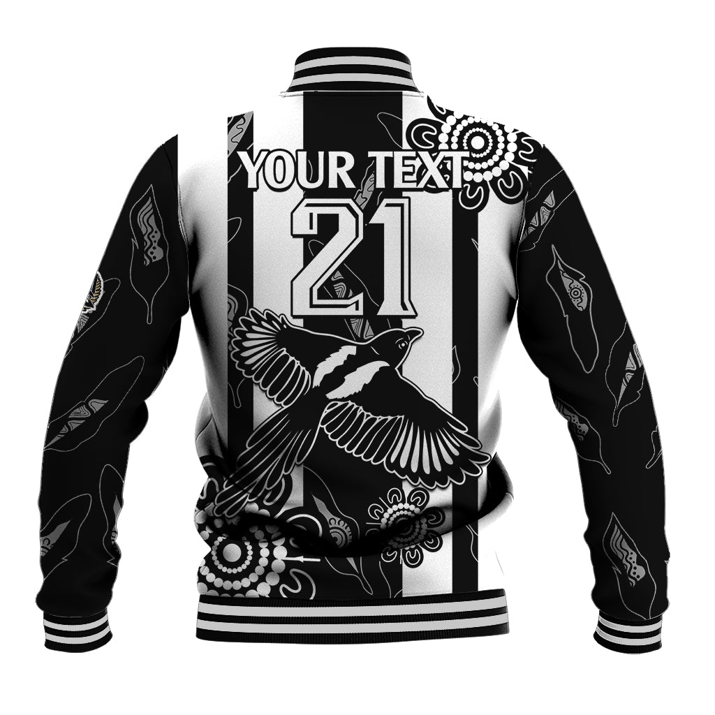 custom-text-and-number-collingwood-football-baseball-jacket-proud-to-be-magpies-aboriginal-version