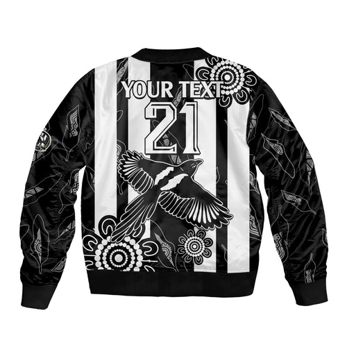 custom-text-and-number-collingwood-football-bomber-jacket-proud-to-be-magpies-aboriginal-version