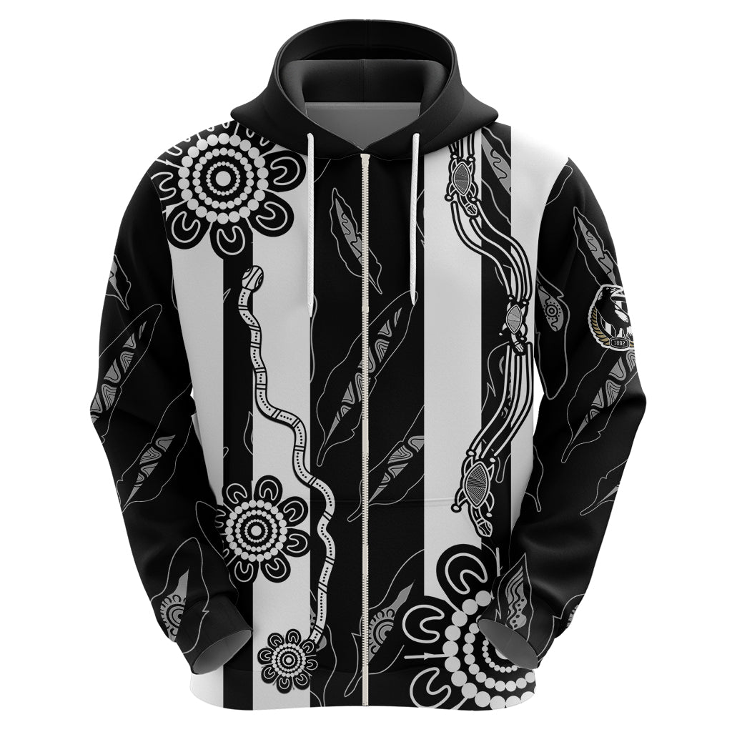 custom-text-and-number-collingwood-football-hoodie-proud-to-be-magpies-aboriginal-version
