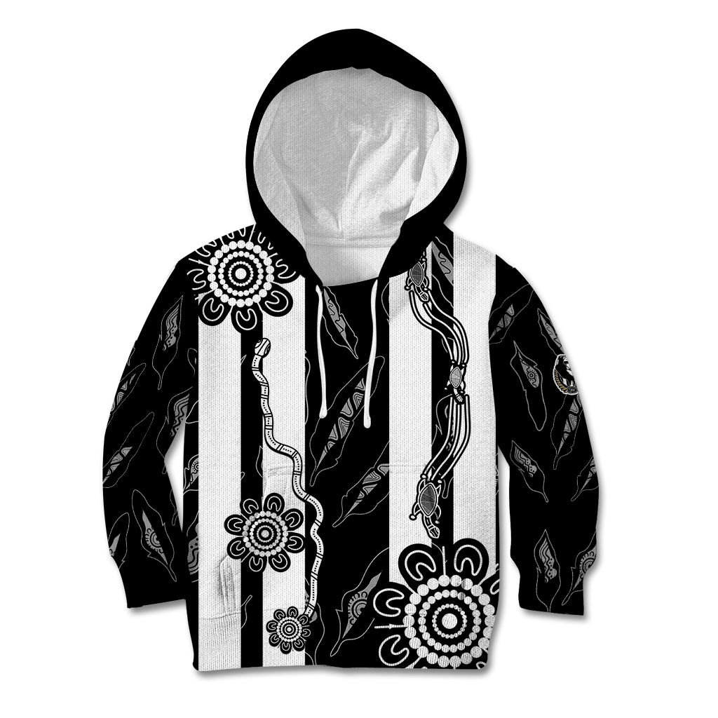 custom-text-and-number-collingwood-football-kid-hoodie-proud-to-be-magpies-aboriginal-version