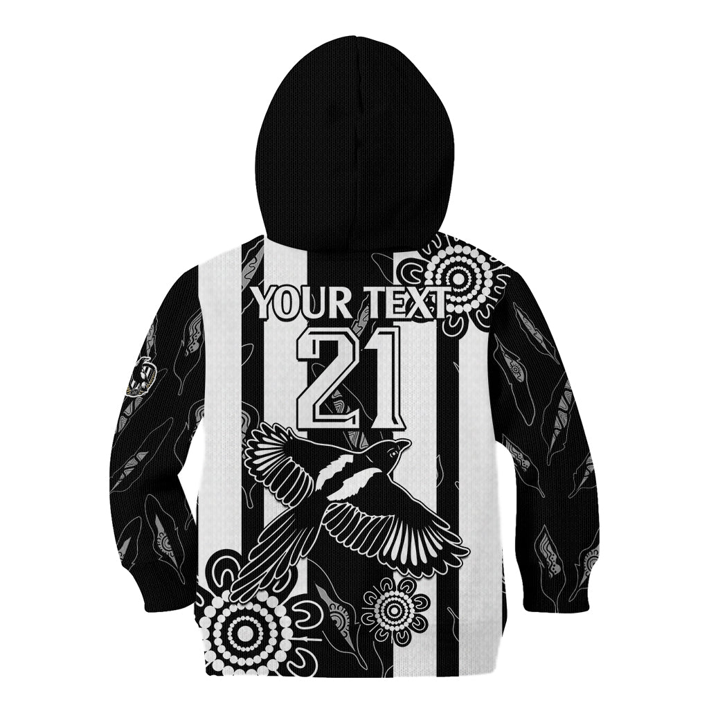 custom-text-and-number-collingwood-football-kid-hoodie-proud-to-be-magpies-aboriginal-version