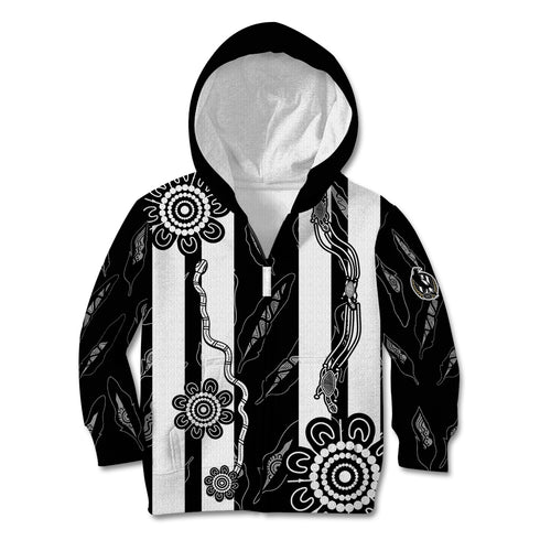 custom-text-and-number-collingwood-football-kid-hoodie-proud-to-be-magpies-aboriginal-version
