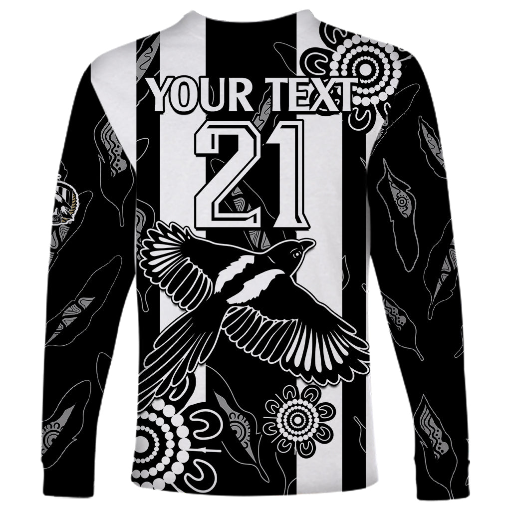 custom-text-and-number-collingwood-football-long-sleeve-shirt-proud-to-be-magpies-aboriginal-version
