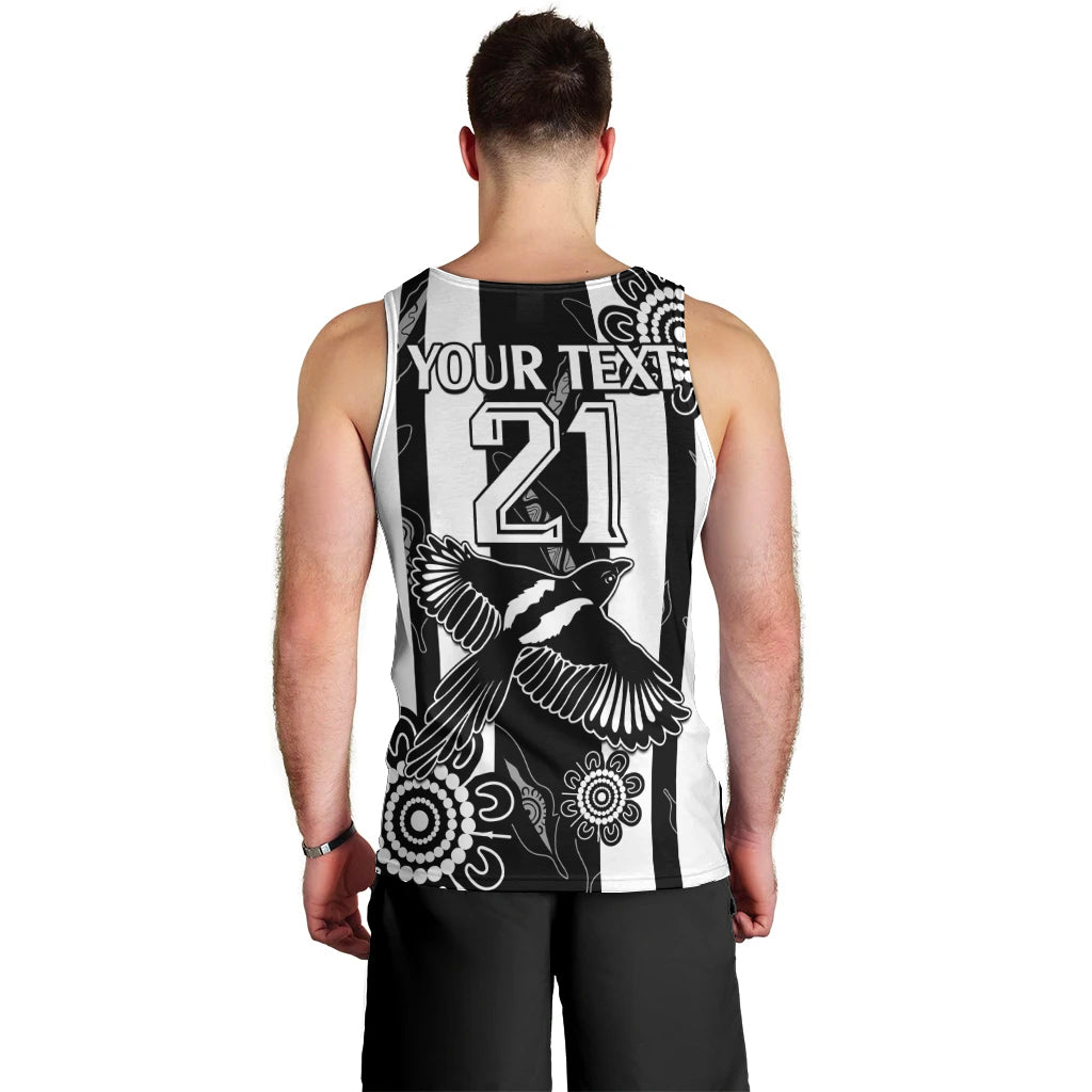custom-text-and-number-collingwood-football-men-tank-top-proud-to-be-magpies-aboriginal-version