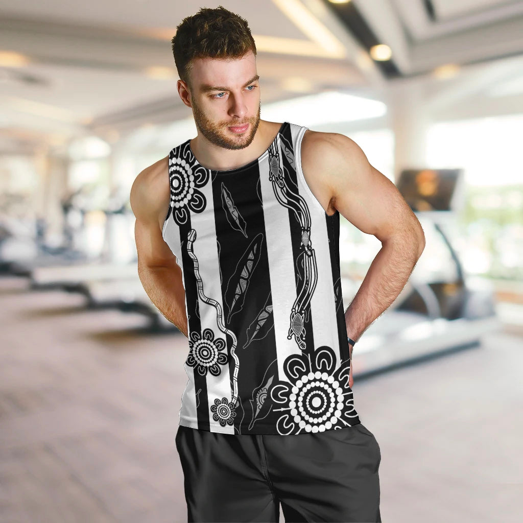 custom-text-and-number-collingwood-football-men-tank-top-proud-to-be-magpies-aboriginal-version