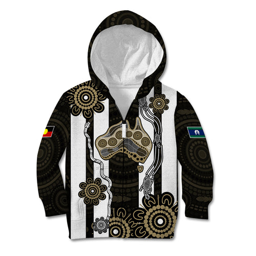 naidoc-collingwood-football-kid-hoodie-proud-to-be-magpies-aboriginal-version