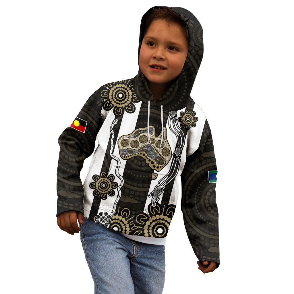 naidoc-collingwood-football-kid-hoodie-proud-to-be-magpies-aboriginal-version