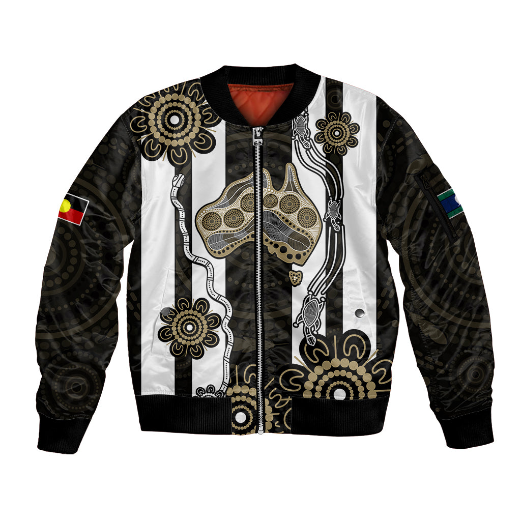 naidoc-collingwood-football-sleeve-zip-bomber-jacket-proud-to-be-magpies-aboriginal-version