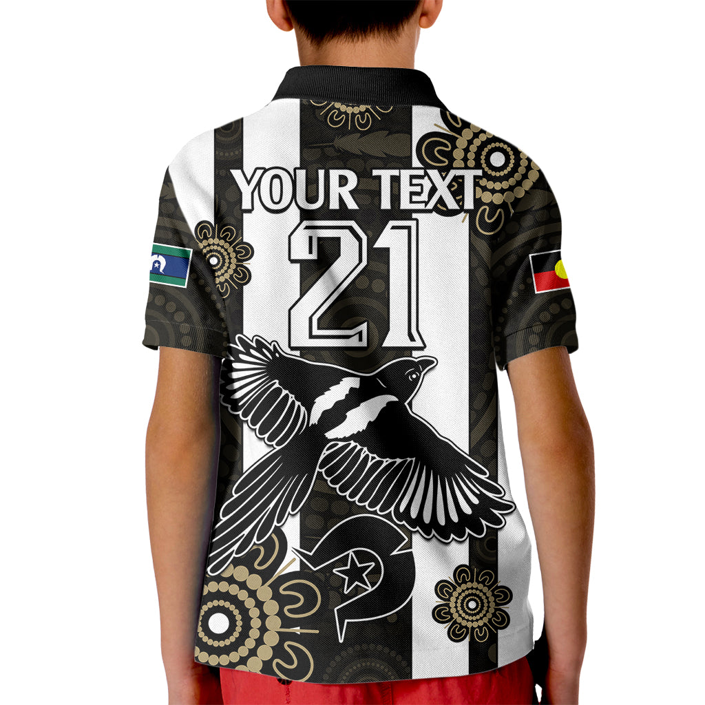 custom-text-and-number-naidoc-collingwood-football-kid-polo-shirt-proud-to-be-magpies-aboriginal-version