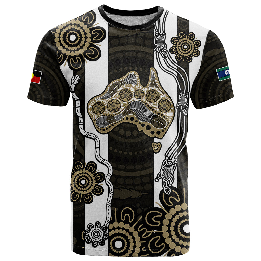 custom-text-and-number-naidoc-collingwood-football-t-shirt-proud-to-be-magpies-aboriginal-version