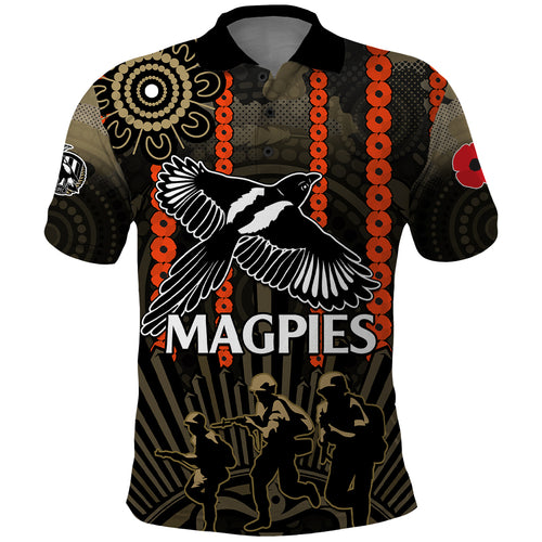 anzac-collingwood-football-polo-shirt-proud-to-be-magpies-poppy-flowers-and-aboriginal-version