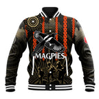 custom-text-and-number-anzac-collingwood-football-baseball-jacket-proud-to-be-magpies-poppy-flowers-and-aboriginal-version
