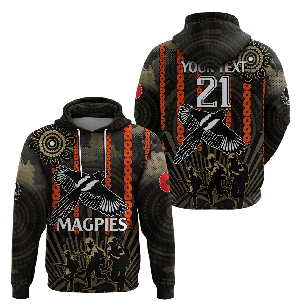 custom-text-and-number-anzac-collingwood-football-hoodie-proud-to-be-magpies-poppy-flowers-and-aboriginal-version