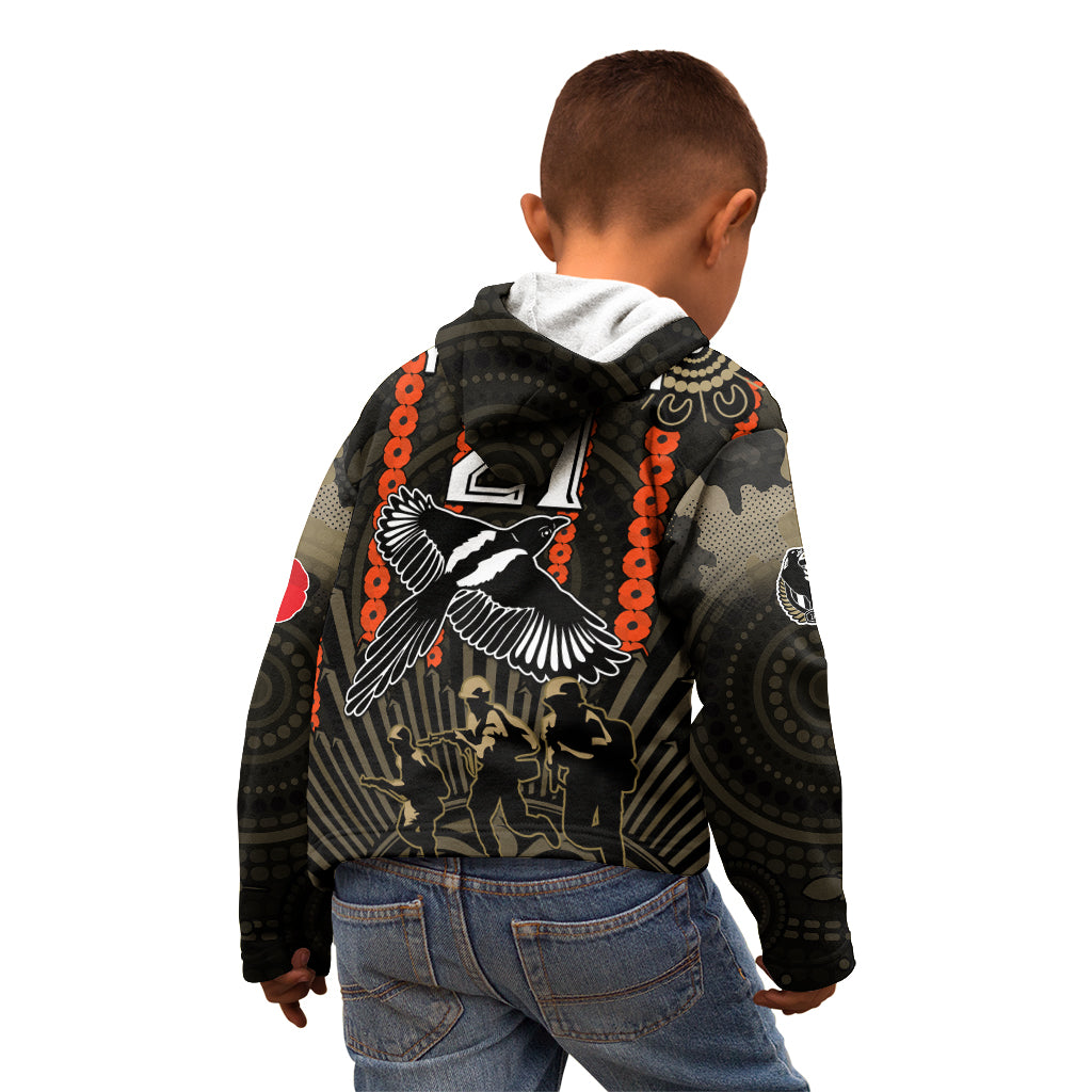 custom-text-and-number-anzac-collingwood-football-kid-hoodie-proud-to-be-magpies-poppy-flowers-and-aboriginal-version