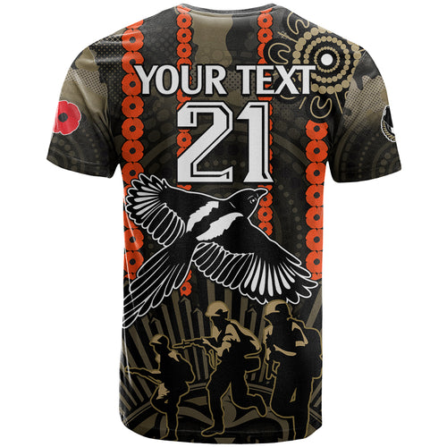 custom-text-and-number-anzac-collingwood-football-t-shirt-proud-to-be-magpies-poppy-flowers-and-aboriginal-version