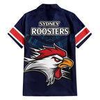roosters-permier-2023-family-matching-off-shoulder-short-dress-and-hawaiian-shirt-nrl-mascot-with-aboriginal