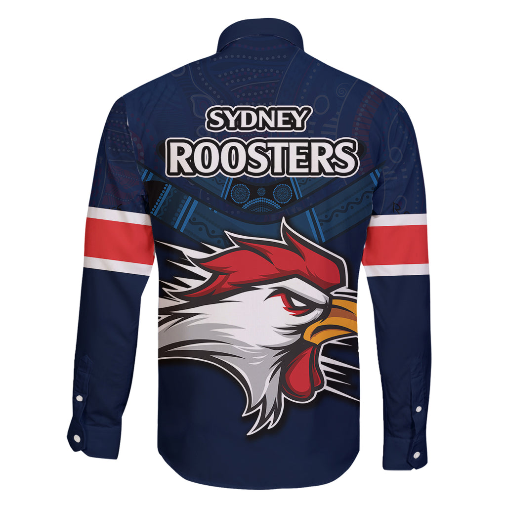 roosters-permier-2023-family-matching-puletasi-dress-and-hawaiian-shirt-nrl-mascot-with-aboriginal
