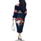 roosters-permier-2023-off-the-shoulder-long-sleeve-dress-nrl-mascot-with-aboriginal