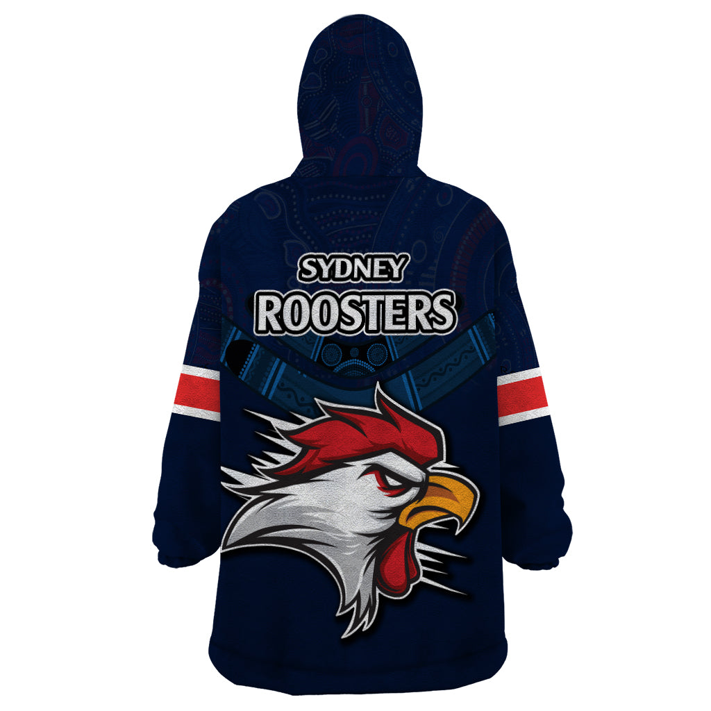 roosters-permier-2023-wearable-blanket-hoodie-nrl-mascot-with-aboriginal