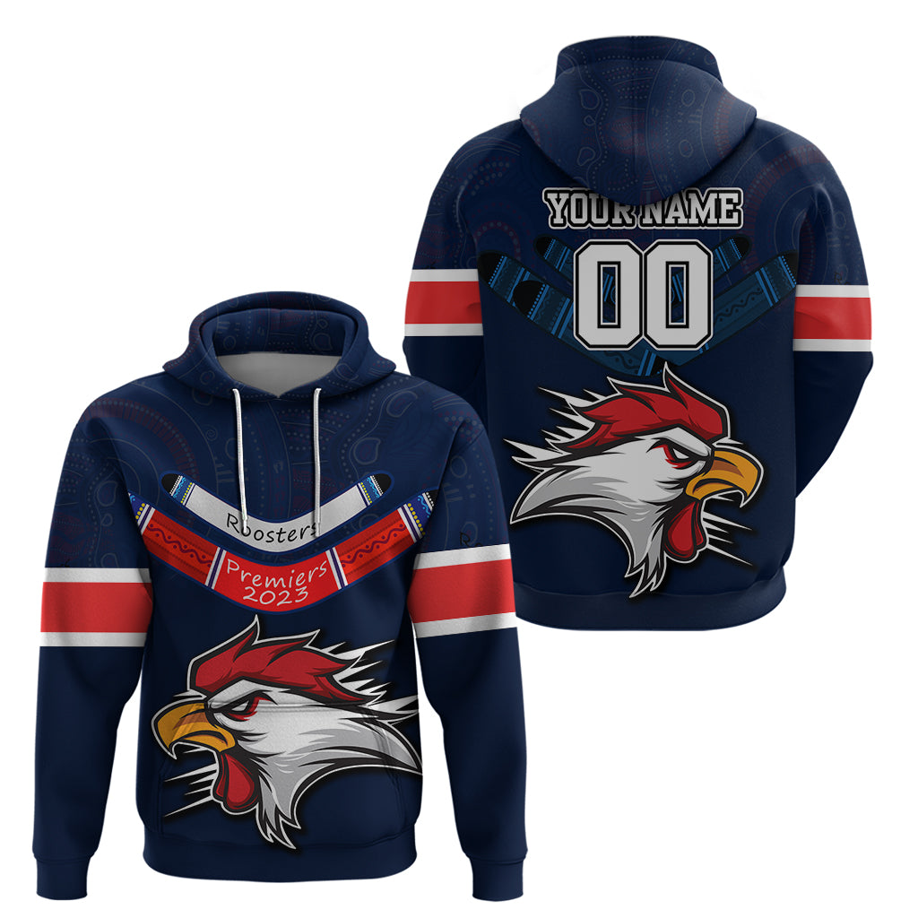 custom-roosters-permier-2023-hoodie-nrl-mascot-with-aboriginal