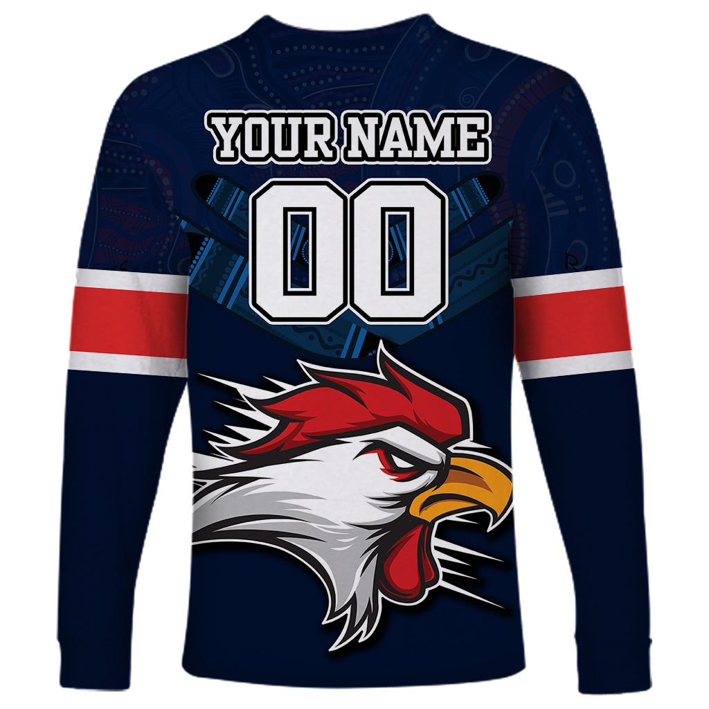 custom-roosters-permier-2023-long-sleeve-shirt-nrl-mascot-with-aboriginal