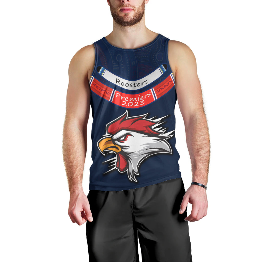 custom-roosters-permier-2023-men-tank-top-nrl-mascot-with-aboriginal