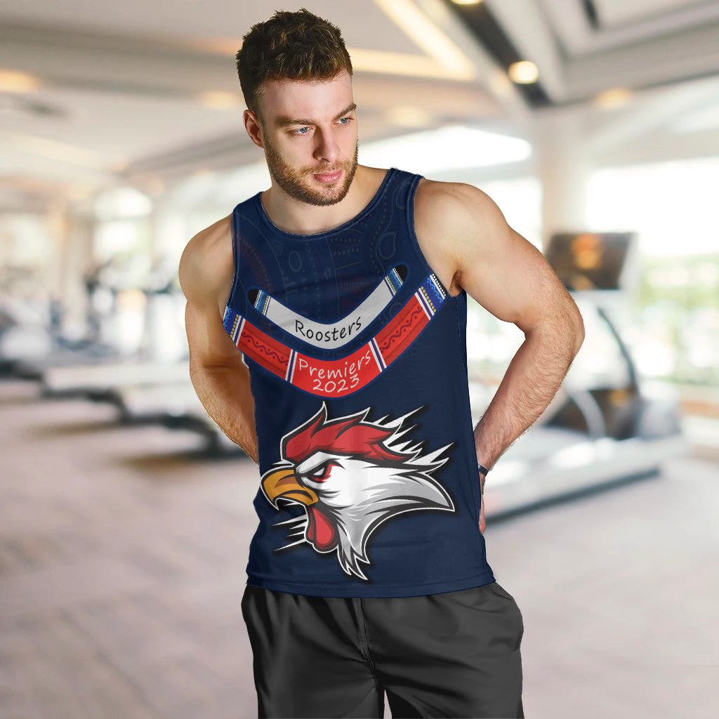 custom-roosters-permier-2023-men-tank-top-nrl-mascot-with-aboriginal