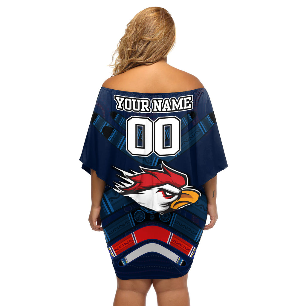 custom-roosters-permier-2023-off-shoulder-short-dress-nrl-mascot-with-aboriginal