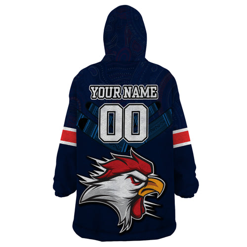 custom-roosters-permier-2023-wearable-blanket-hoodie-nrl-mascot-with-aboriginal