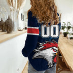Custom Roosters Permier 2023 Women Casual Shirt NRL Mascot with Aboriginal LT9