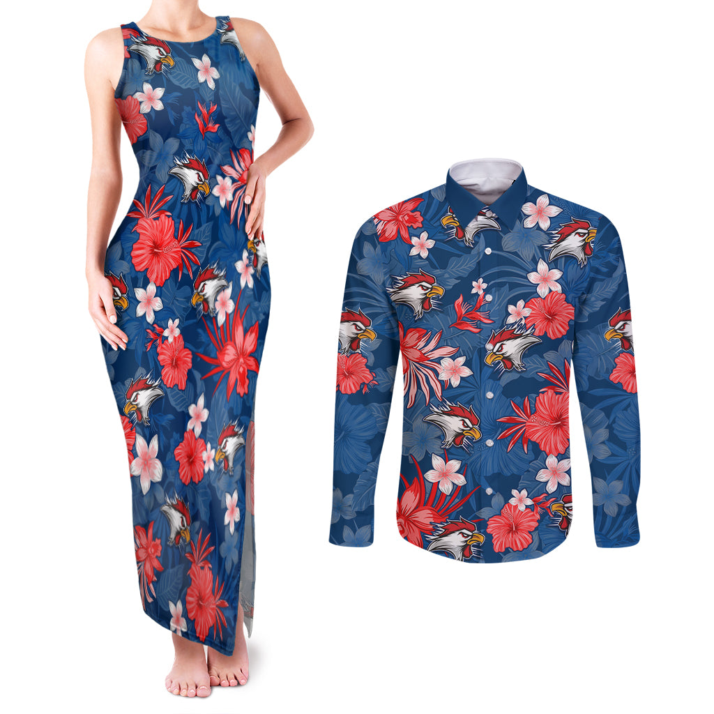 roosters-rugby-couples-matching-tank-maxi-dress-and-long-sleeve-button-shirts-beautiful-floral-pattern-spring-summer-vibe