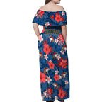 roosters-rugby-family-matching-off-shoulder-maxi-dress-and-hawaiian-shirt-beautiful-floral-pattern-spring-summer-vibe