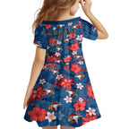 roosters-rugby-family-matching-off-shoulder-short-dress-and-hawaiian-shirt-beautiful-floral-pattern-spring-summer-vibe