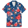 roosters-rugby-family-matching-off-shoulder-short-dress-and-hawaiian-shirt-beautiful-floral-pattern-spring-summer-vibe