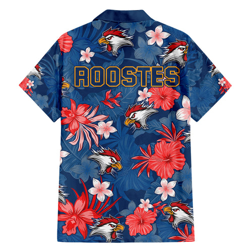 roosters-rugby-family-matching-off-shoulder-short-dress-and-hawaiian-shirt-beautiful-floral-pattern-spring-summer-vibe