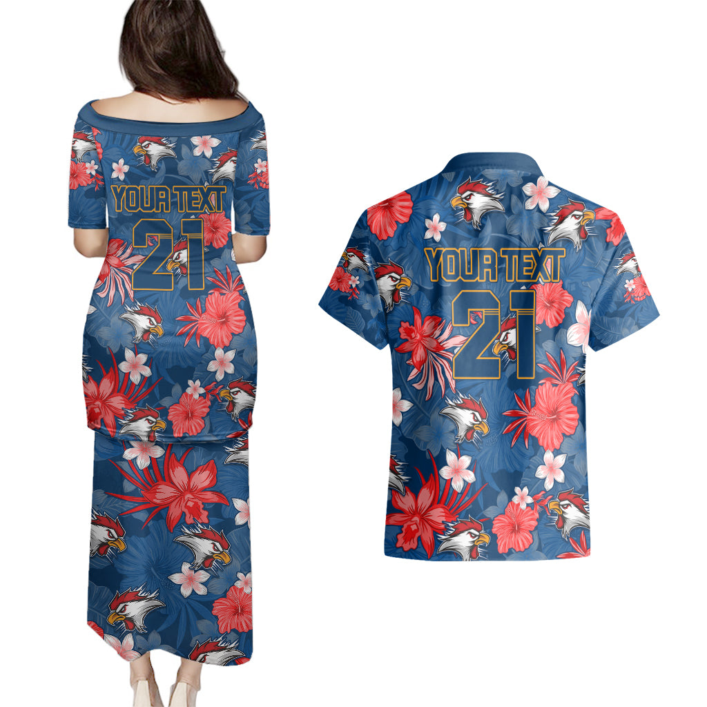 custom-roosters-rugby-couples-matching-puletasi-dress-and-hawaiian-shirt-beautiful-floral-pattern-spring-summer-vibe