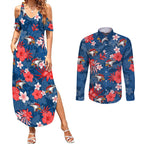 custom-roosters-rugby-couples-matching-summer-maxi-dress-and-long-sleeve-button-shirts-beautiful-floral-pattern-spring-summer-vibe