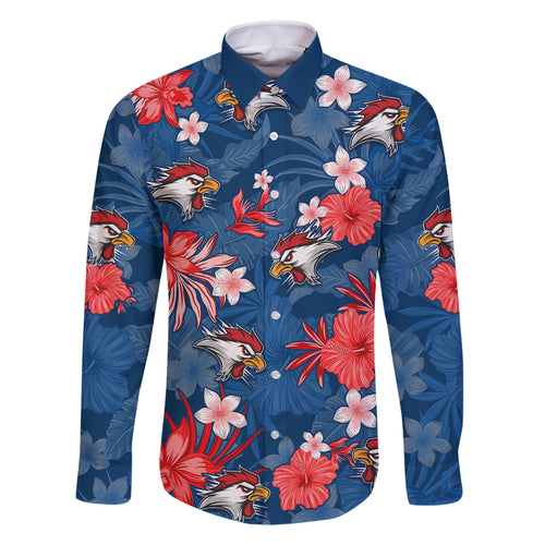 custom-roosters-rugby-family-matching-off-shoulder-short-dress-and-hawaiian-shirt-beautiful-floral-pattern-spring-summer-vibe