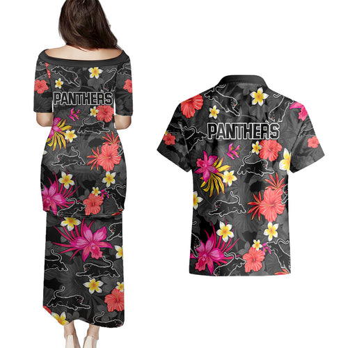 panthers-rugby-couples-matching-puletasi-dress-and-hawaiian-shirt-beautiful-floral-pattern-spring-summer-vibe