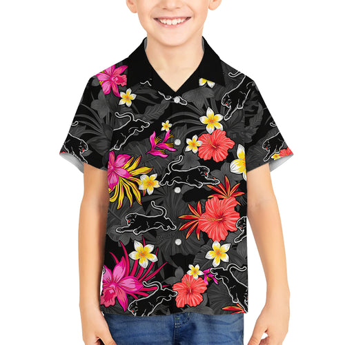 panthers-rugby-family-matching-mermaid-dress-and-hawaiian-shirt-beautiful-floral-pattern-spring-summer-vibe