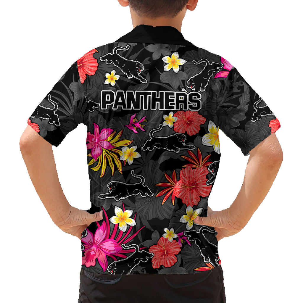 panthers-rugby-family-matching-off-shoulder-long-sleeve-dress-and-hawaiian-shirt-beautiful-floral-pattern-spring-summer-vibe