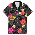 panthers-rugby-family-matching-short-sleeve-bodycon-dress-and-hawaiian-shirt-beautiful-floral-pattern-spring-summer-vibe